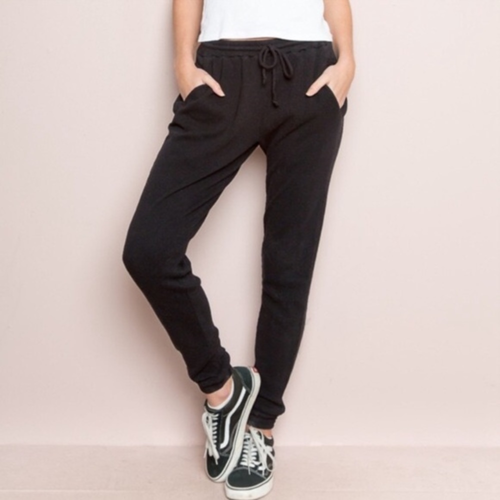 john galt black thermal sweats
